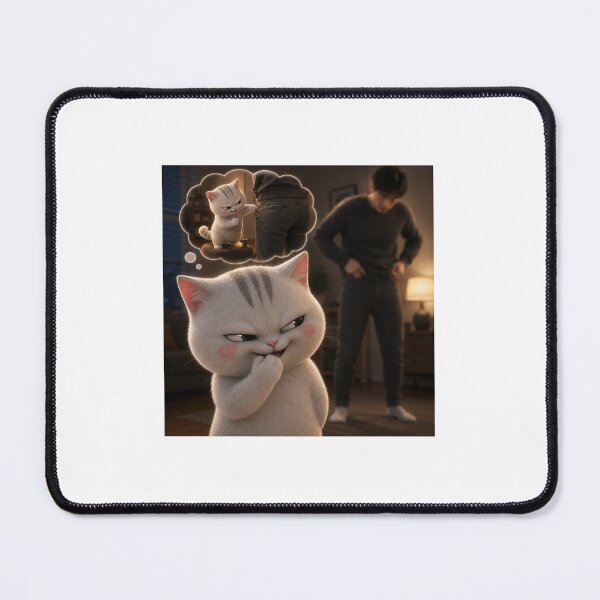 Item preview, Tiny Villain Cat Sewing Pockets Shut designed and sold by LovelyCatGalaxy.