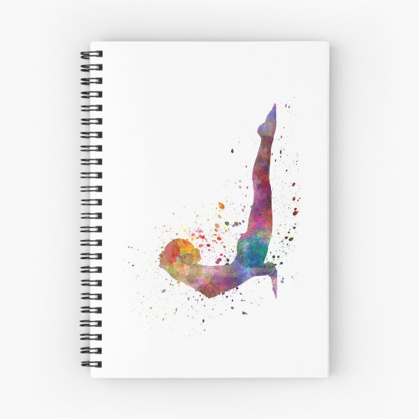 Item preview, Yoga woman 02 in watercolor splatter designed and sold by paulrommer.