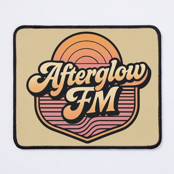 Item preview, Afterglow FM Retro Music Design | Vintage Electronic Radio Graphic designed and sold by |TRSSHOP|.