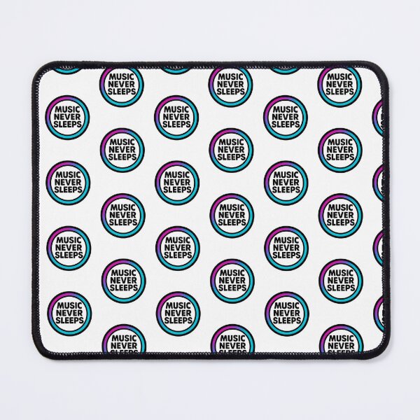 Item preview, Music Never Sleeps Rave Design | Electronic Music Culture Graphic designed and sold by |TRSSHOP|.