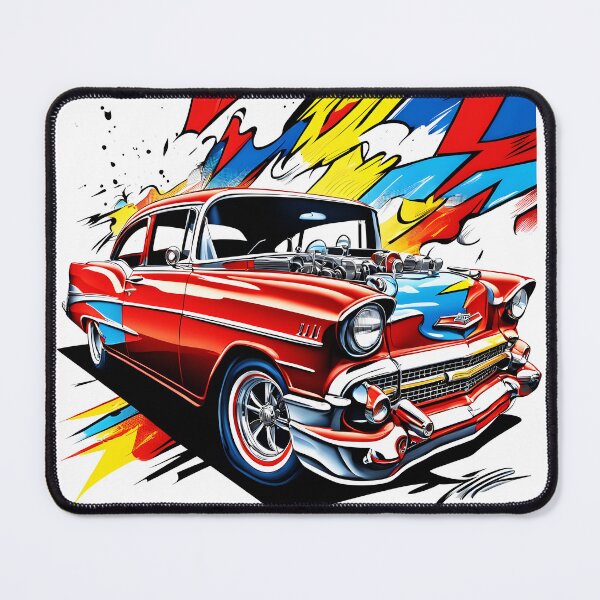 Item preview, 1957 Chevy Bel Air Gasser Drag Racing Art designed and sold by rgagliardi2017.