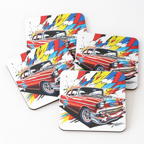 Item preview, 1957 Chevy Bel Air Gasser Drag Racing Art designed and sold by rgagliardi2017.