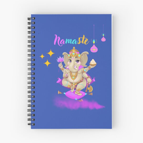 Item preview, Namaste Elephant – Colorful Shiva Inspired Meditation Art designed and sold by Aimetoi.