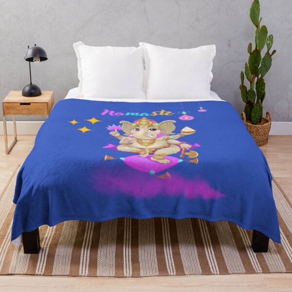 Item preview, Namaste Elephant – Colorful Shiva Inspired Meditation Art designed and sold by Aimetoi.