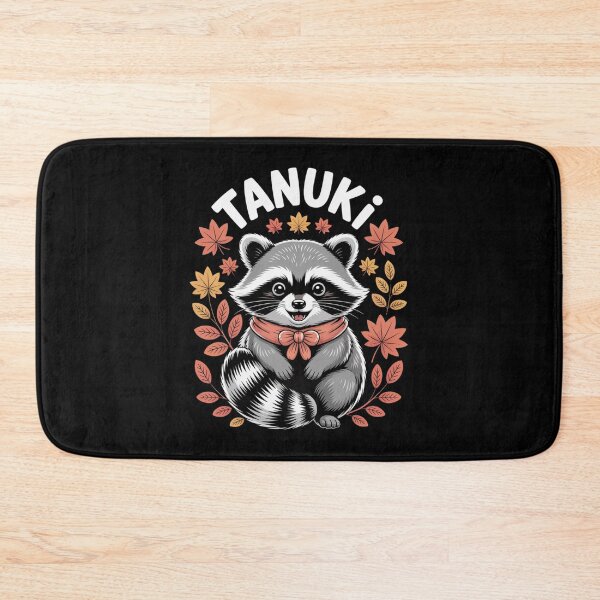 Item preview, Tanuki Kawaii Japanese Raccoon Dog Autumn Leaves T-Shirt designed and sold by DarylWelsh2024.