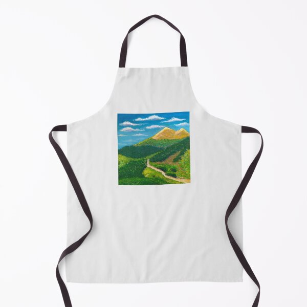 Item preview, Road to the Mountains - Oil Pastel - Impressionism designed and sold by Sky-99.