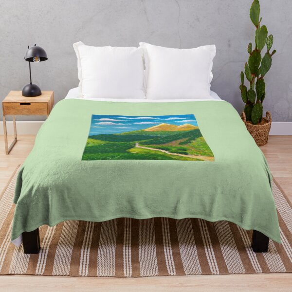 Item preview, Road to the Mountains - Oil Pastel - Impressionism designed and sold by Sky-99.
