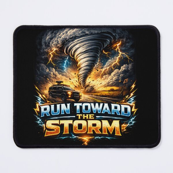 Item preview,  "RUN TOWARD THE STORM" for storm chasers. designed and sold by MattyManiac.
