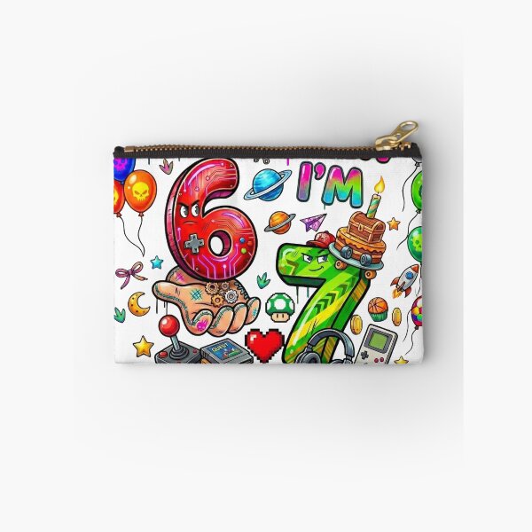 Item preview, I was 6 Now I'm 7 7th Birthday 6 7 Birthday Boys T-Shirt designed and sold by ArtyLify.