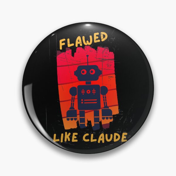 Item preview, Flawed Like Claude designed and sold by PhraseCreatives.