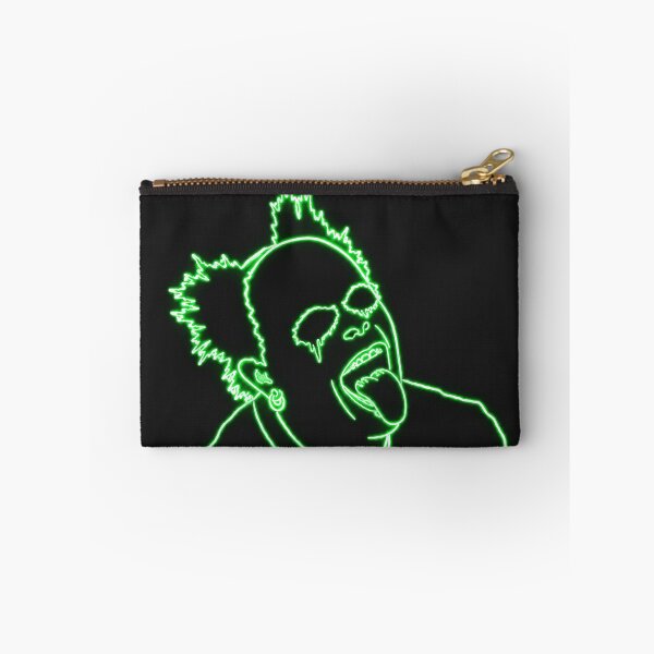 Item preview, Keith Flint / The Prodigy neon punk outline shirt designed and sold by curiouschimp.