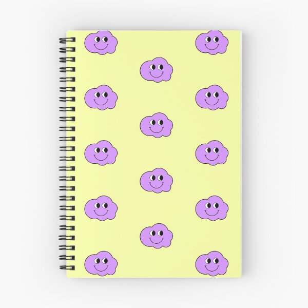 Item preview, Kawaii Smiley Cloud Aesthetic Pastel Cartoon Vinyl Sticker designed and sold by NadDot.
