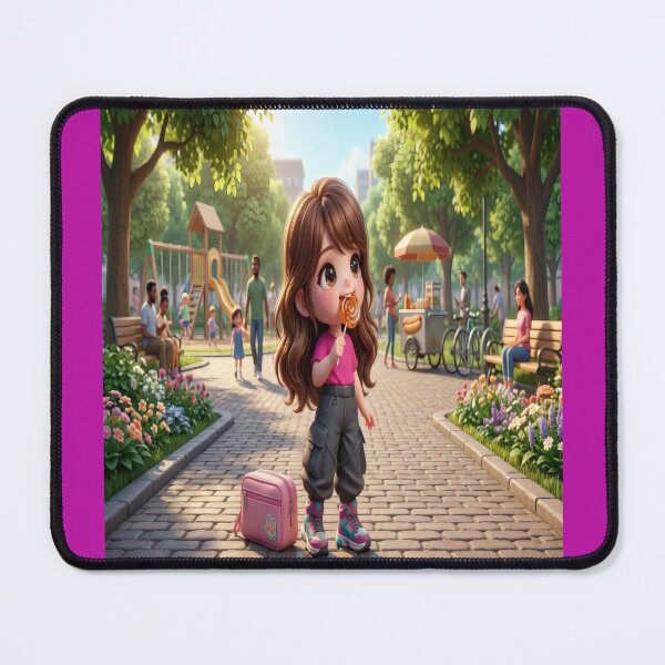 Item preview, Urban Day Stroll - Kawaii Parkside Vibes designed and sold by Azurart2.