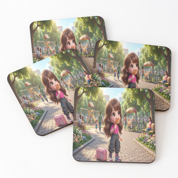 Item preview, Urban Day Stroll - Kawaii Parkside Vibes designed and sold by Azurart2.
