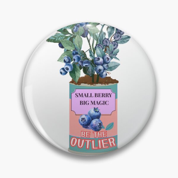 Item preview, Vintage Blueberry "Small Berry Big Magic" Art  designed and sold by Atlasoloji.