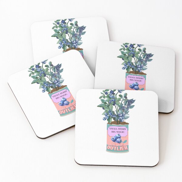Item preview, Vintage Blueberry "Small Berry Big Magic" Art  designed and sold by Atlasoloji.