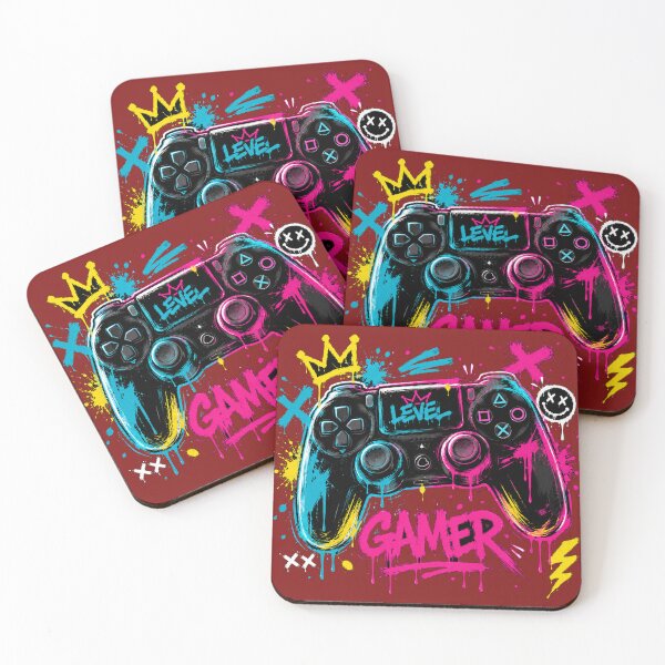 Item preview, Neon Gaming Controller Graffiti Shirt | Gamer Streetwear Art designed and sold by JustResultsCo.