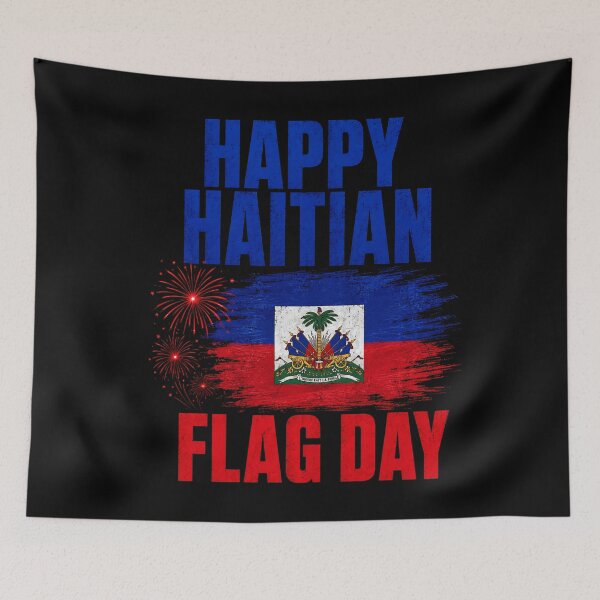 Item preview, May 18th Haitian Flag Day Proud to Be Haitian  designed and sold by THREE LITTLE BEANS.