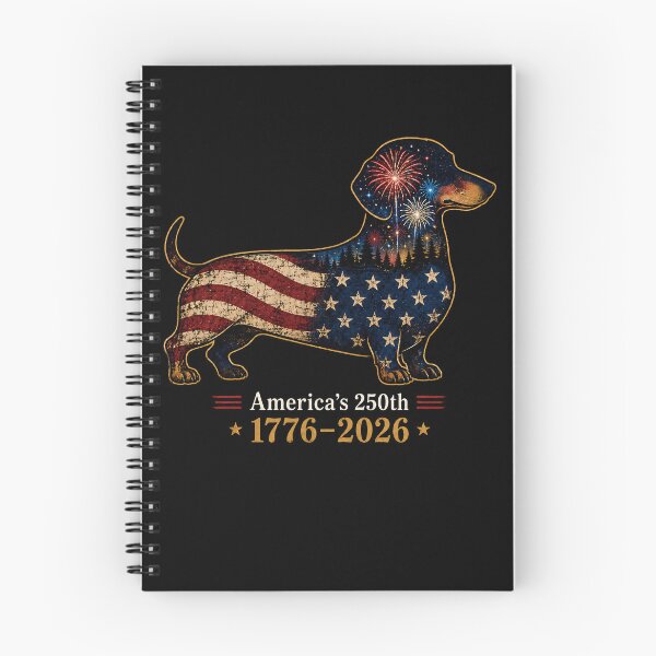 Item preview, America 250th Anniversary 1776-2026 Patriotic Dachshund  designed and sold by THREE LITTLE BEANS.