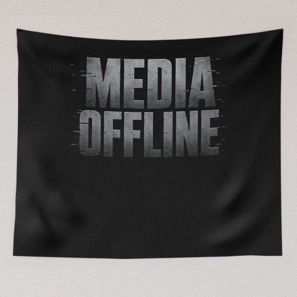 Item preview, Media Offline Glitch Aesthetic Funny Introvert designed and sold by THREE LITTLE BEANS.