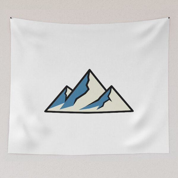 Item preview, Quiet Mountain Peaks – Calm Strength Sticker designed and sold by Osmose-Studio ⭐⭐⭐⭐⭐.
