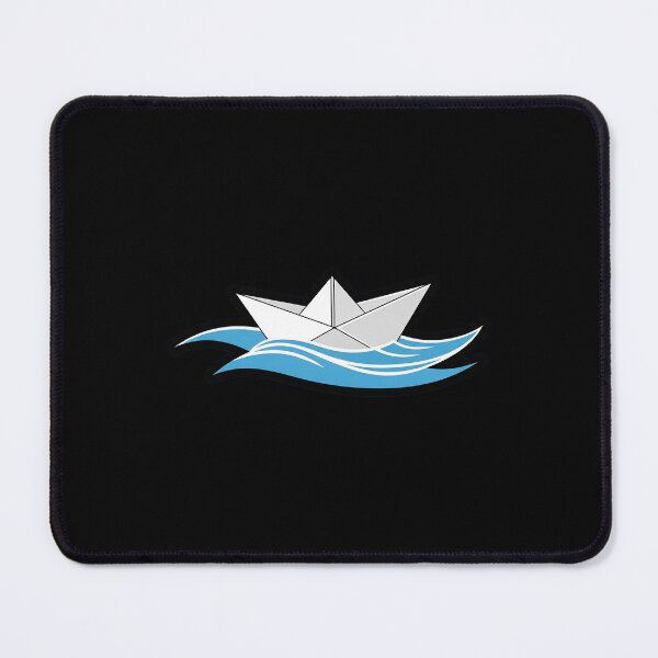 Item preview, Floating Paper Boat – Calm Journey Illustration designed and sold by Osmose-Studio ⭐⭐⭐⭐⭐.