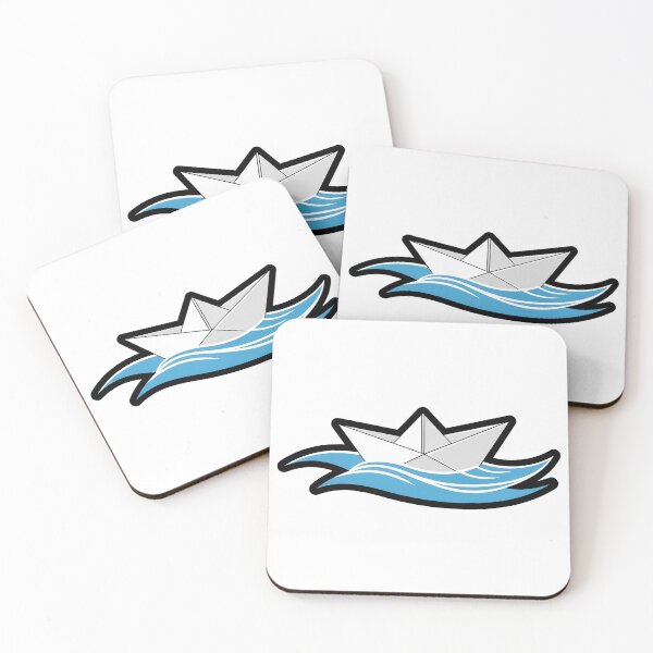 Item preview, Floating Paper Boat – Calm Journey Illustration designed and sold by Osmose-Studio ⭐⭐⭐⭐⭐.