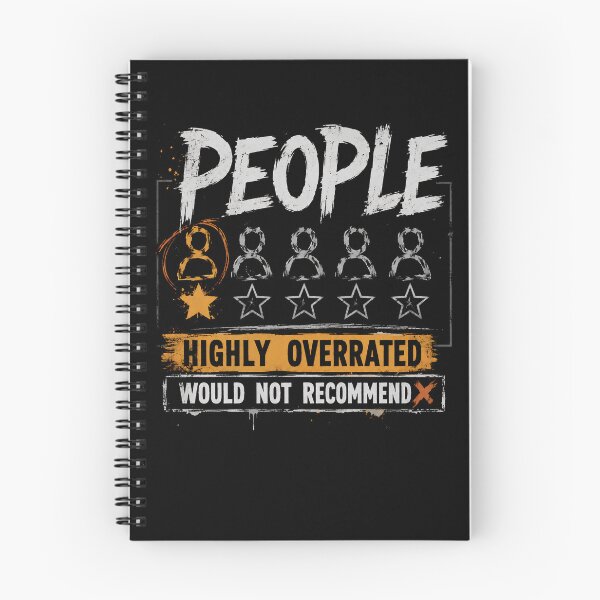 Item preview, People Highly Overrated Funny Antisocial Rating  designed and sold by THREE LITTLE BEANS.