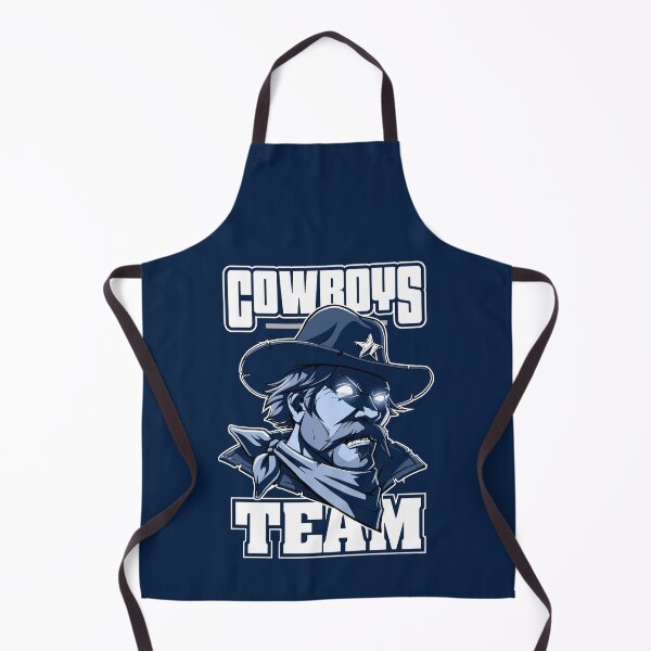 Item preview, America's Cowboy Team - Navy and White Lone Star Mascot Art designed and sold by Canache.