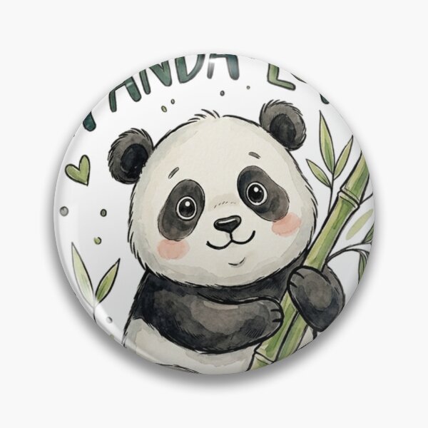 Item preview, Sweet Panda Hugging Bamboo designed and sold by AetherEcho.