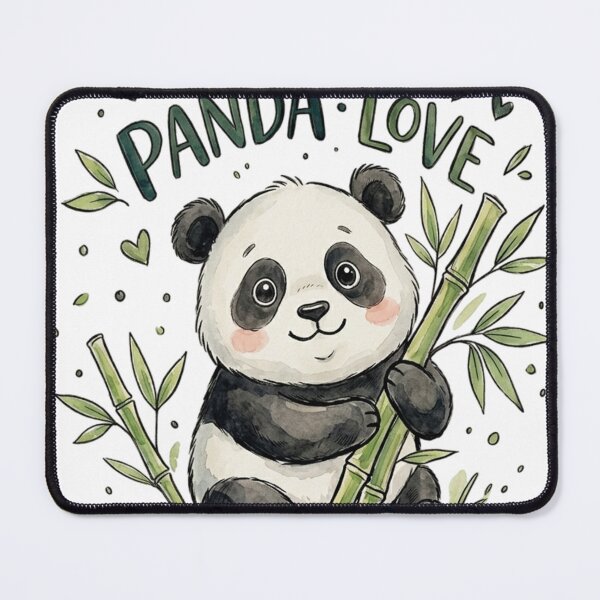 Item preview, Sweet Panda Hugging Bamboo designed and sold by AetherEcho.