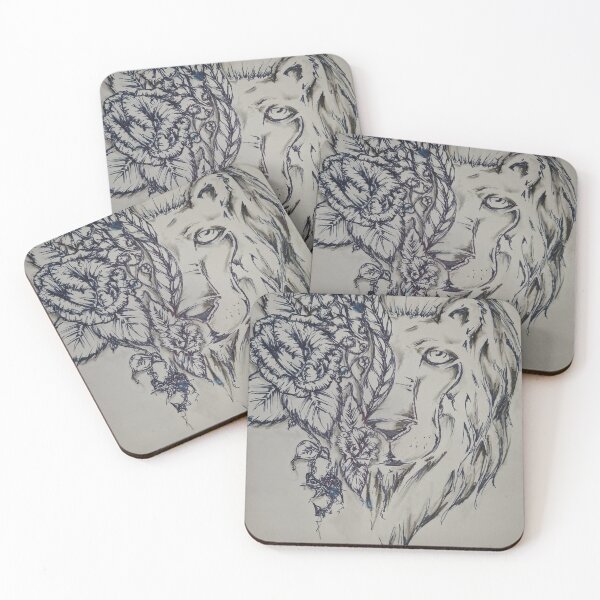 Item preview, Lion and the flowers designed and sold by BSMX.