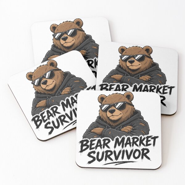 Item preview, Bear Market Survivor – Crypto Meme Bear Streetwear designed and sold by PatysArt.