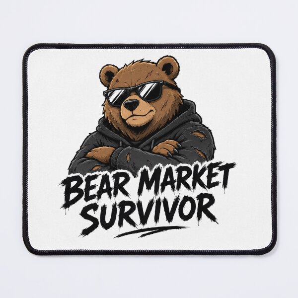 Item preview, Bear Market Survivor – Crypto Meme Bear Streetwear designed and sold by PatysArt.