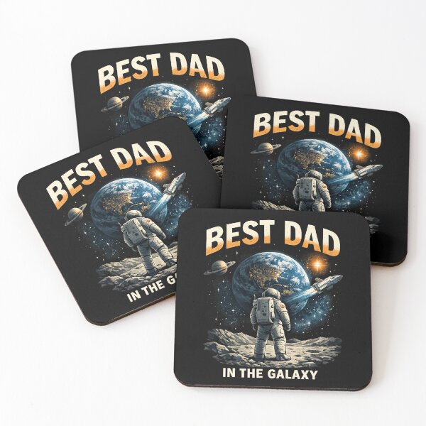 Item preview, Best Dad In The Galaxy Astronaut Space Shirt – Cool Gift for Dad & Space Lovers designed and sold by MattyManiac.