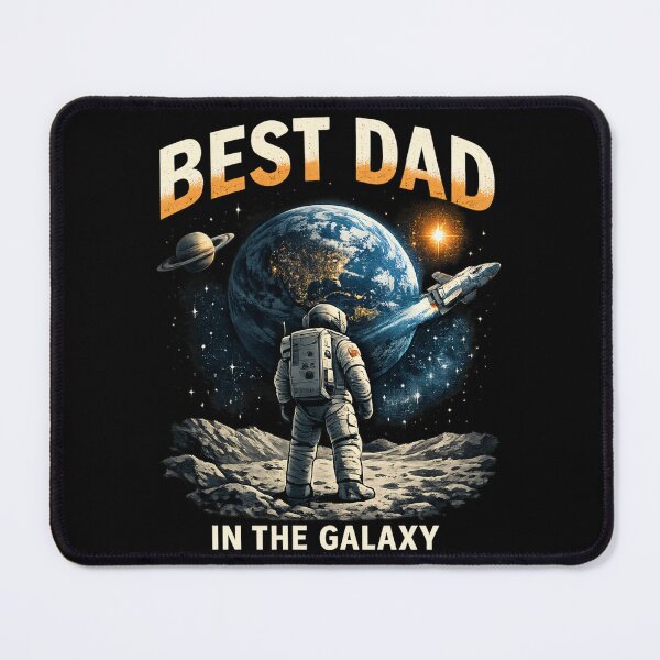 Item preview, Best Dad In The Galaxy Astronaut Space Shirt – Cool Gift for Dad & Space Lovers designed and sold by MattyManiac.