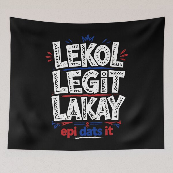 Item preview, Lekòl Lege Akay Epi Dats It Funny Haitian Creole designed and sold by THREE LITTLE BEANS.