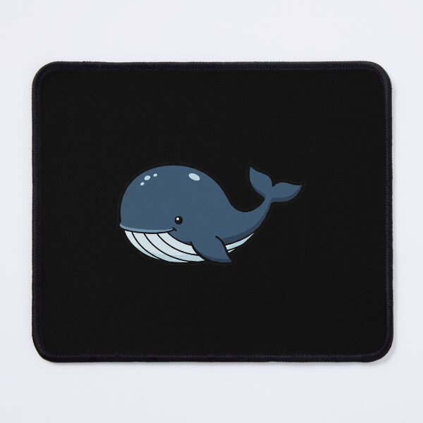 Item preview, Smiling Whale – Gentle Ocean Friend designed and sold by Osmose-Studio ⭐⭐⭐⭐⭐.