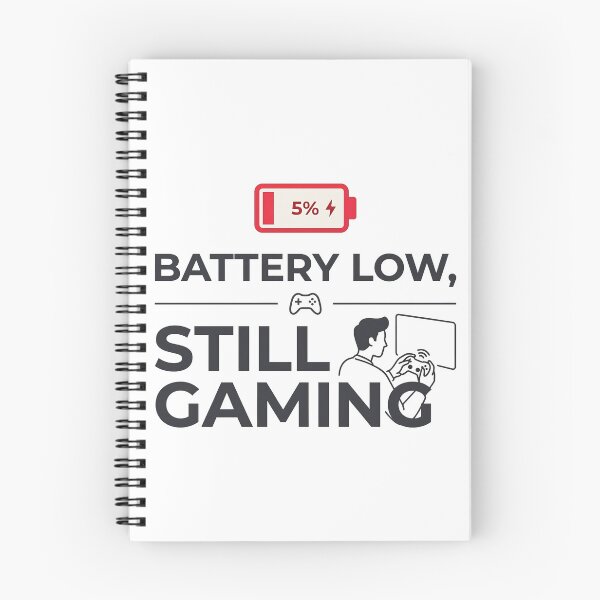 Item preview, Battery Low, Still Gaming designed and sold by khalidnasr.
