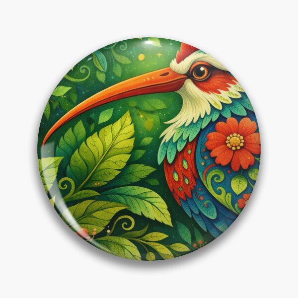 Item preview, Fantasy bird in a dream of leaves designed and sold by Sigtrix.