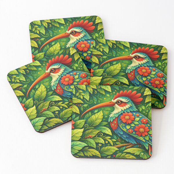 Item preview, Fantasy bird in a dream of leaves designed and sold by Sigtrix.
