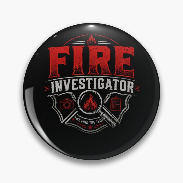 Item preview, Fire Investigator Firefighter Forensic Investigation designed and sold by THREE LITTLE BEANS.