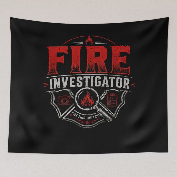 Item preview, Fire Investigator Firefighter Forensic Investigation designed and sold by THREE LITTLE BEANS.