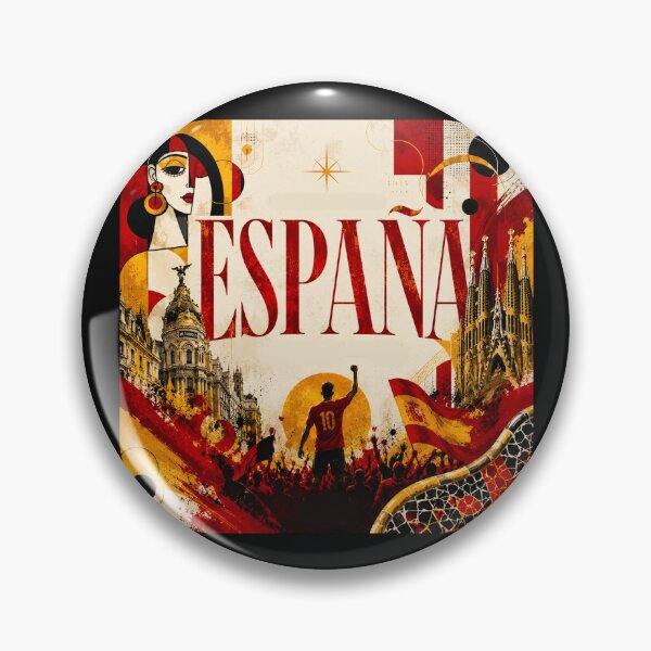 Item preview, SPAIN ESPAÑA Football (Soccer) World Cup Spirit #1 designed and sold by Helios Be. Lavsh.