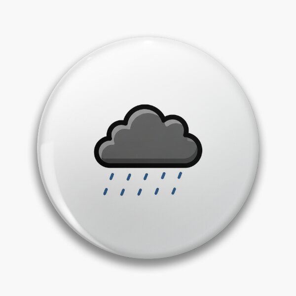 Item preview, Soft Rain Cloud – Cozy Weather Sticker designed and sold by Osmose-Studio ⭐⭐⭐⭐⭐.