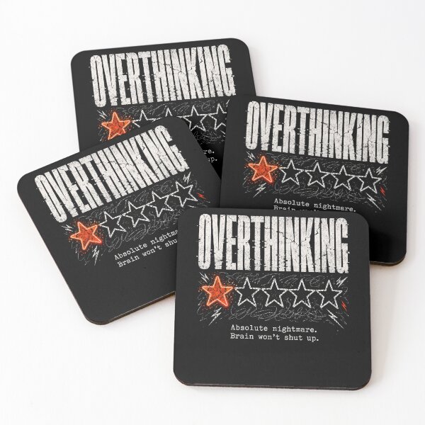 Item preview, Overthinking Absolute Nightmare Brain Won’t Shut Up designed and sold by THREE LITTLE BEANS.