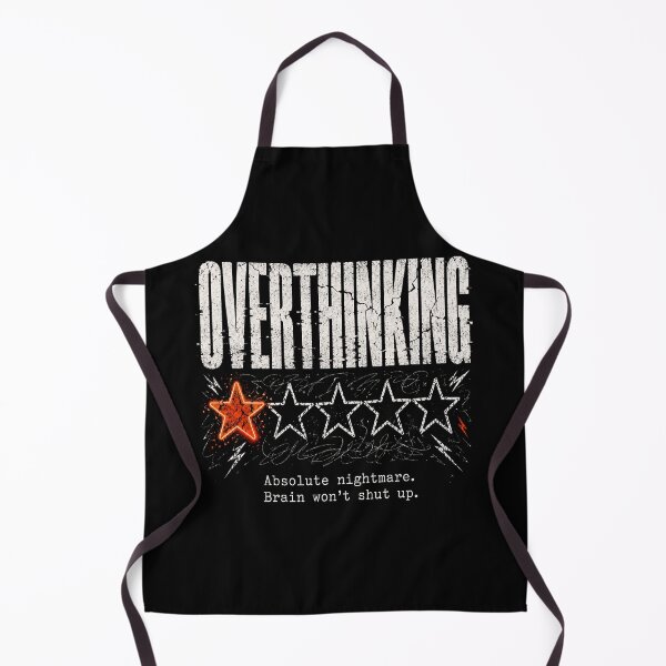 Item preview, Overthinking Absolute Nightmare Brain Won’t Shut Up designed and sold by THREE LITTLE BEANS.