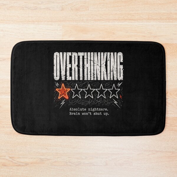 Item preview, Overthinking Absolute Nightmare Brain Won’t Shut Up designed and sold by THREE LITTLE BEANS.