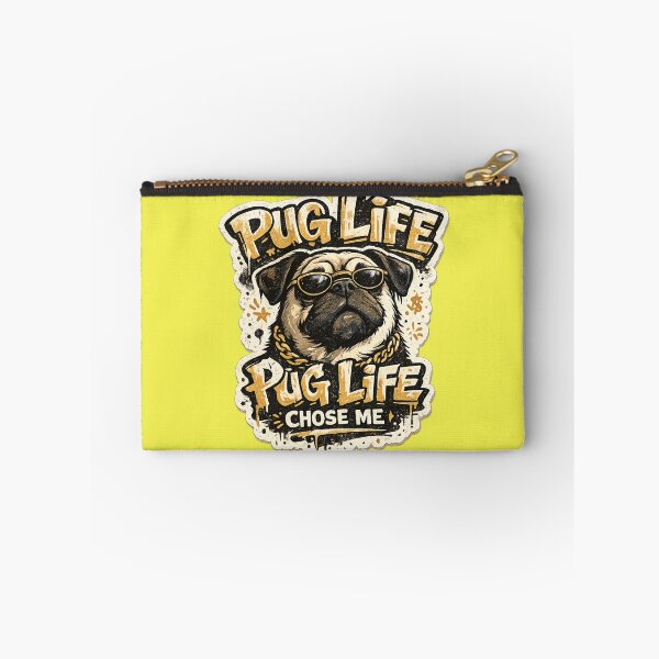 Item preview, Pug Life Chose Me – Cool Retro Urban Hip Hop Style Art | Pug Lover Gift designed and sold by irfanshikh.