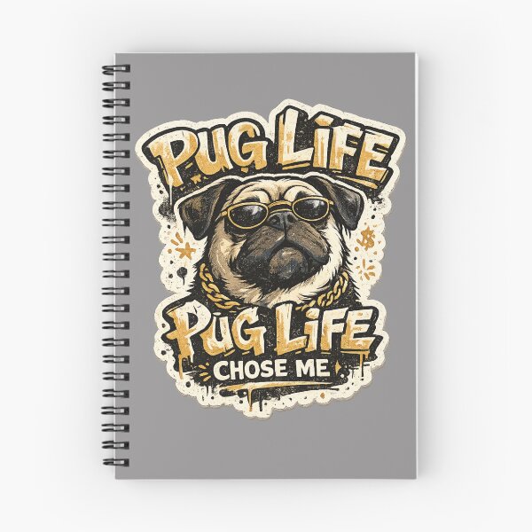 Item preview, Pug Life Chose Me – Cool Retro Urban Hip Hop Style Art | Pug Lover Gift designed and sold by irfanshikh.